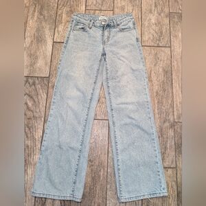 RSQ Blue Wide Leg Denim Jeans